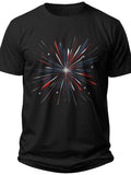 Patriotic Starburst Red White and Blue Shirt - Adult Unisex Tee