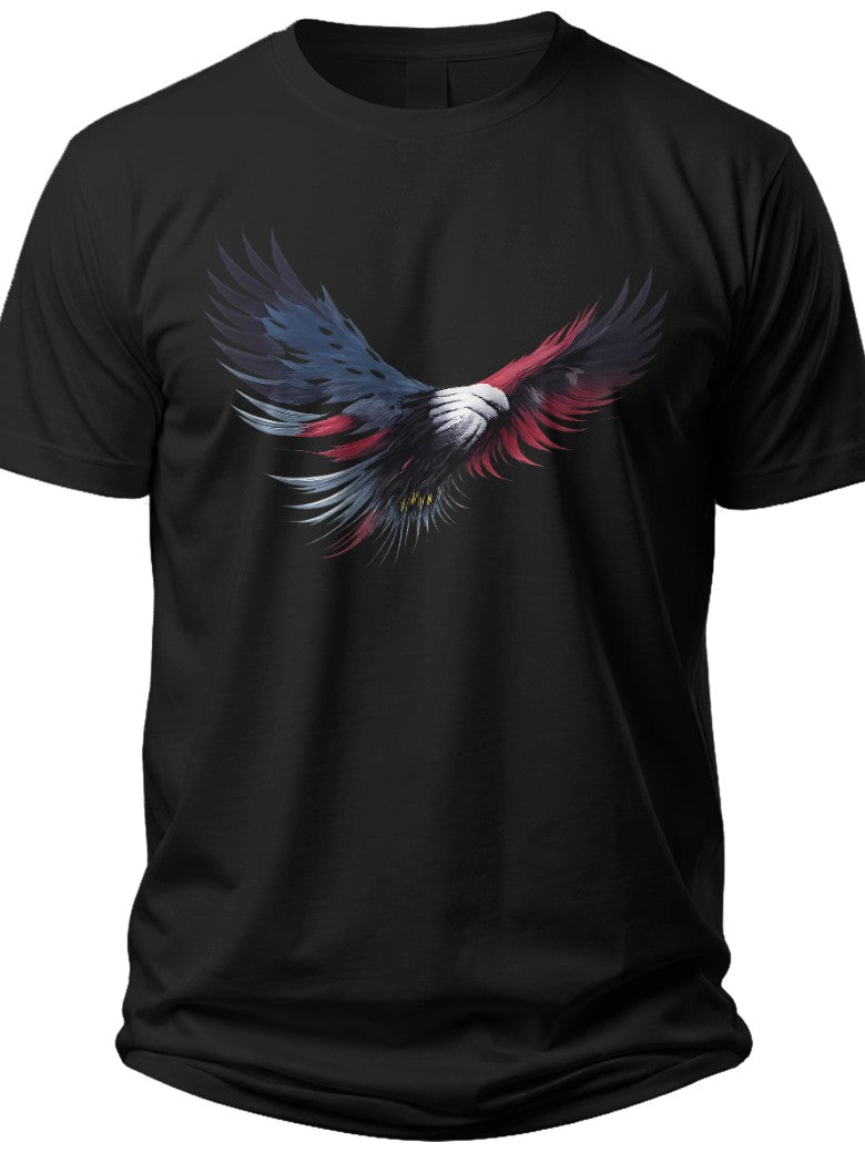 Patriotic Soaring Eagle America T Shirt - Adult Unisex Tee