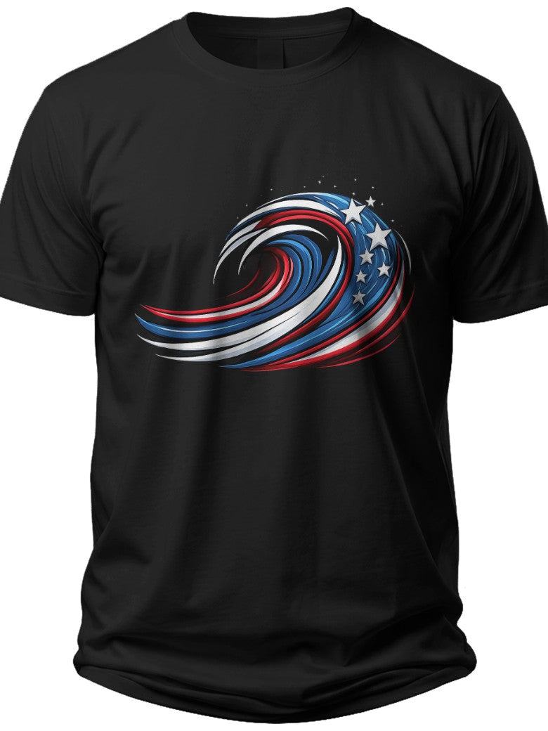 Patriotic Flow America Shirts for Women - Adult Unisex Tee