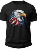 Patriotic Eagle Gaze Mens 250th Anniversary Usa Shirt - Adult Unisex Tee