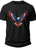 Patriotic Eagle Flight Living in America Shirt - Adult Unisex Tee