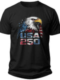 Patriotic Eagle 250 Mens Usa 250th Anniversary Shirt - Adult Unisex Tee