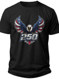 Patriotic 250 Eagle Mens 250 Anniversary Usa Shirt Made in Usa - Adult Unisex Tee