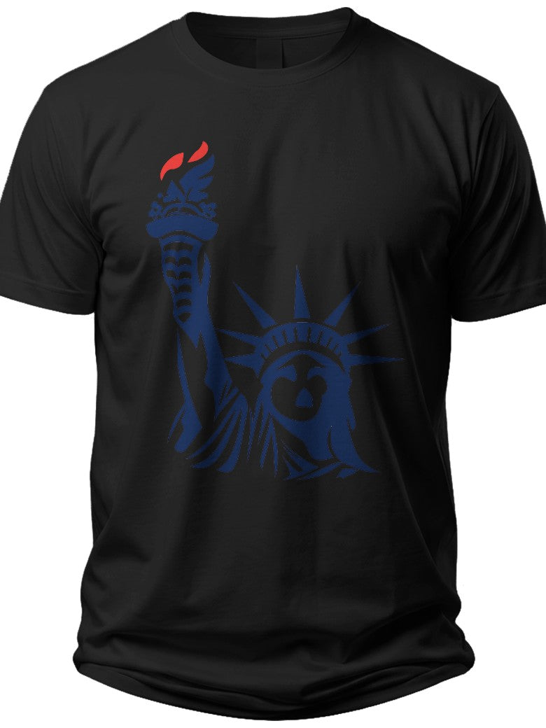 Modern Liberty Silhouette Usa Shirt Women - Adult Unisex Tee