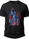 Liberty's Legacy 250 America 250 Shirt Made in Usa - Adult Unisex Tee