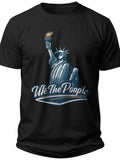 Lady Liberty Statement We the People Shirt - Adult Unisex Tee