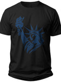 Lady Liberty Silhouette America Shirt Women - Adult Unisex Tee