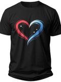 Heart of the Nation Mens Usa Shirt - Adult Unisex Tee