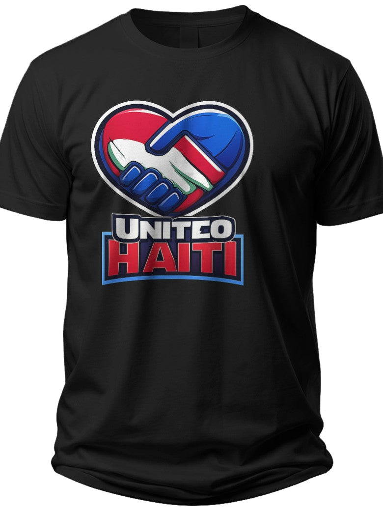 Haitian Unity Hands Haitian Flag Shirt - Adult Unisex Tee
