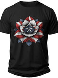 Freedom Blossom Womens Flag Shirt - Adult Unisex Tee
