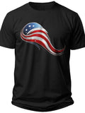 Flowing Patriotism Stars and Stripes Shirts for Women - Adult Unisex Tee