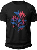 Floral Patriotism Womens Usa Shirt - Adult Unisex Tee