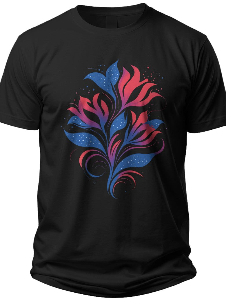 Floral Patriotism Womens Usa Shirt - Adult Unisex Tee