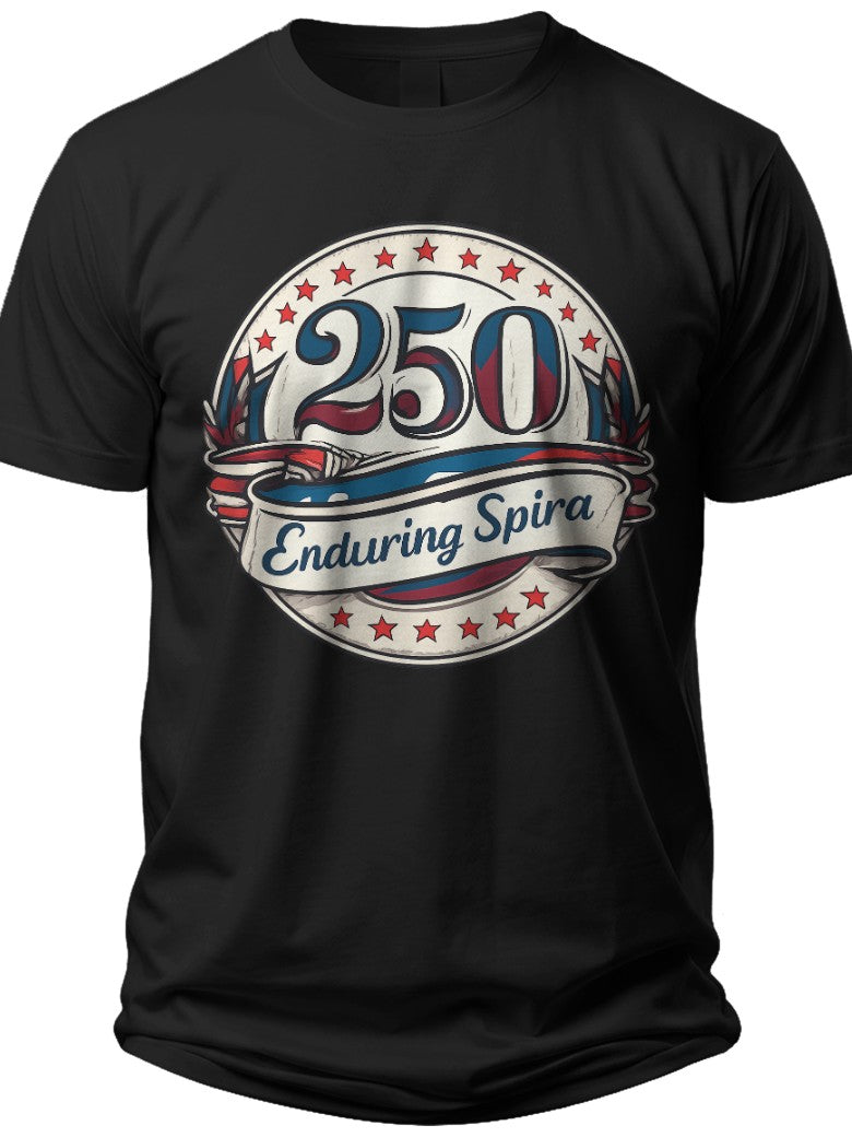 Enduring Spirit 250 Mens 250 Anniversary Usa Shirt Made in Usa - Adult Unisex Tee