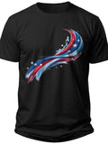 Dynamic Stripes & Stars Usa Sweatshirt - Adult Unisex Tee