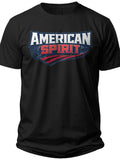 American Spirit Text Usa Shirt Women - Adult Unisex Tee