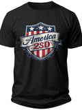 American Heritage Shield America 250 Shirt Made in Usa - Adult Unisex Tee