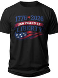250 Years of Liberty Mens 250 Anniversary Usa Shirt Made in Usa - Adult Unisex Tee