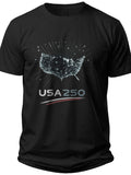 USA 250 Starburst 250th Anniversary Usa Polo Shirt - Adult Unisex Tee