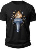 Torch of Liberty Us 250th Anniversary Shirt - Adult Unisex Tee