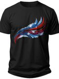 Patriotic Stripes & Stars Us 250th Anniversary Shirt - Adult Unisex Tee