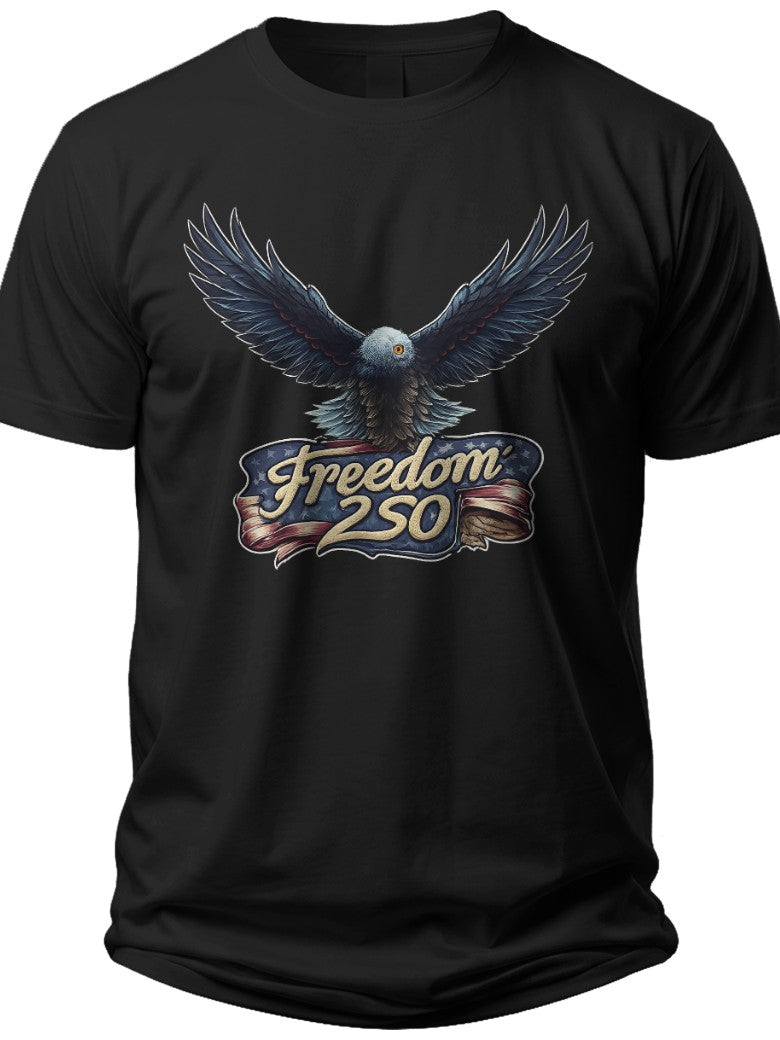 Patriotic Eagle 250 Freedom 250 Shirt - Adult Unisex Tee