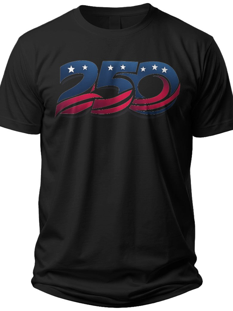 Modern 250th Emblem 250 Usa Shirt - Adult Unisex Tee