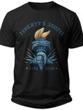 Liberty's 250th Light 250 Usa Shirt - Adult Unisex Tee
