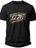 Distressed 1776 Flag 1776 Shirts for Men - Adult Unisex Tee