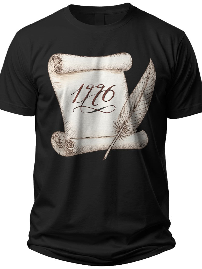 Declaration Scroll 1776 1776 Shirts for Men - Adult Unisex Tee