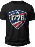 Bold 1776 Shield Rejecting Kings Since 1776 Shirt - Adult Unisex Tee