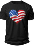 Patriotic Heart Patriotic Womens Shirts - Adult Unisex Tee