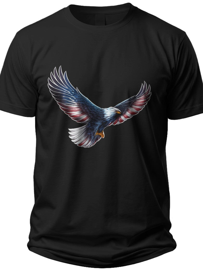 Patriotic Eagle Silhouette Women's Patriotic Shirts - Adult Unisex Tee