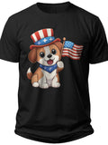 Little Patriot Pup Kids Usa Shirt - Adult Unisex Tee