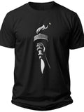 Liberty Torch Silhouette Women's Patriotic Shirts - Adult Unisex Tee