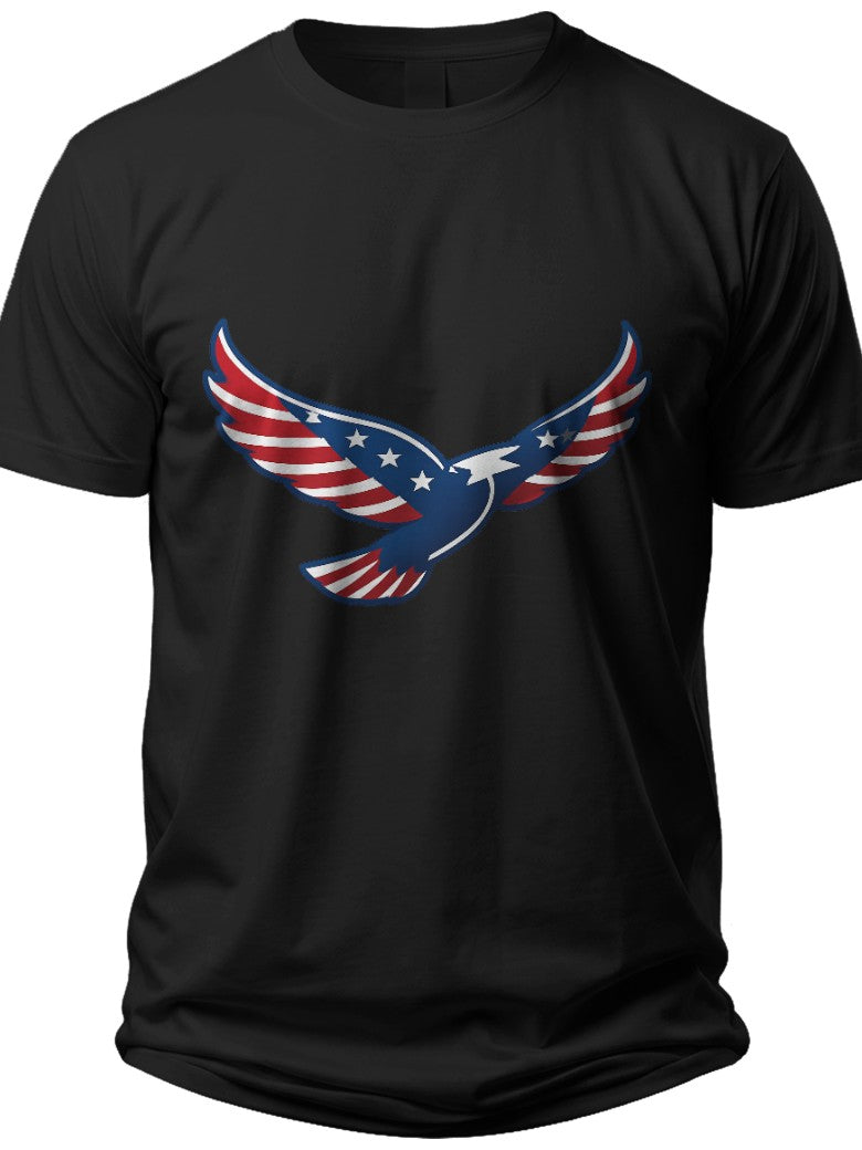 Freedom's Silhouette Red White Blue Shirts for Women - Adult Unisex Tee