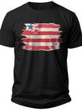 Distressed USA Stripes American Flag Shirts for Women - Adult Unisex Tee