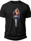 Torch of Freedom Mens Patriotic T Shirts - Adult Unisex Tee