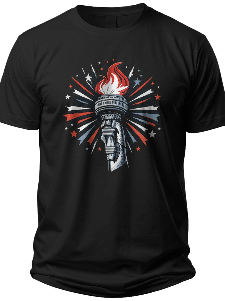 Torch of Freedom 250th 250th Anniversary Usa Shirt - Adult Unisex Tee