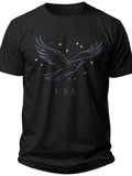 Starry Eagle Outline America Tshirt Women - Adult Unisex Tee