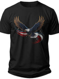 Soaring Patriotic Eagle Usa Shirt for Men - Adult Unisex Tee