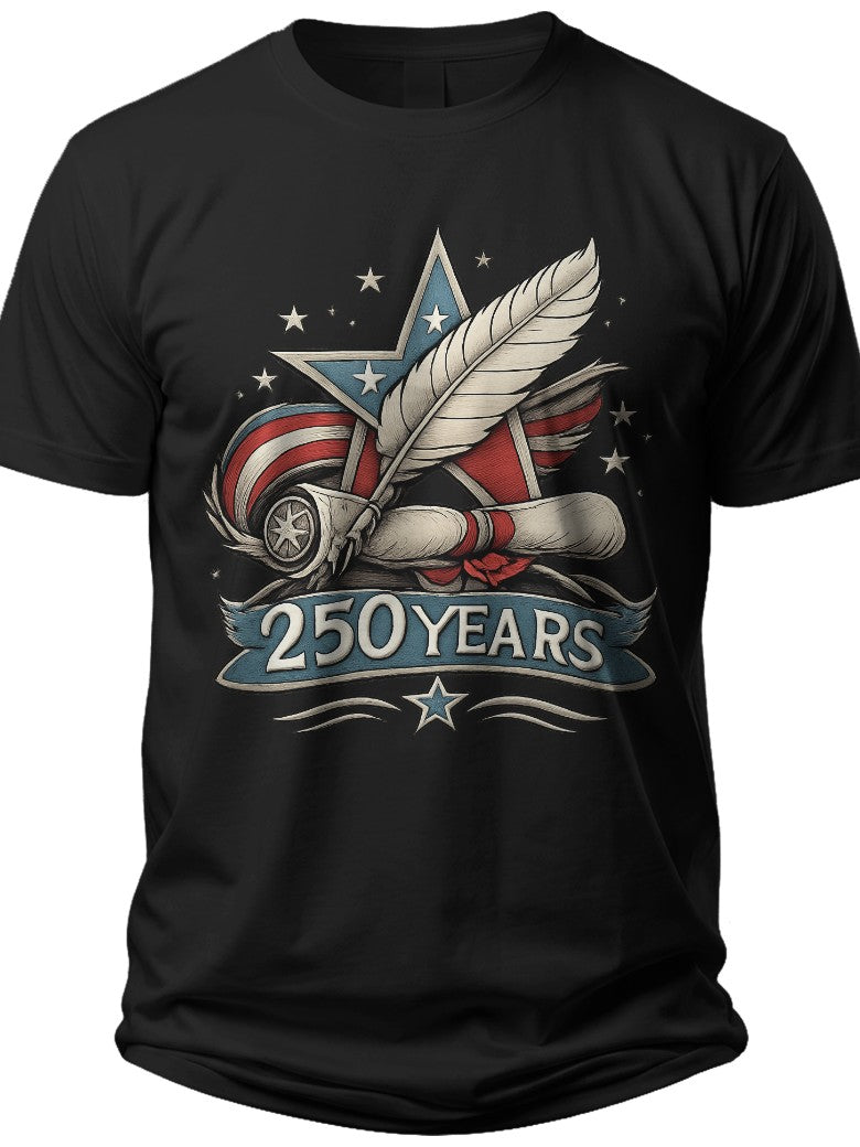 Revolutionary Spirit Womens 250th Anniversary Usa Shirt - Adult Unisex Tee