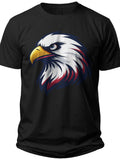 Patriotic Eagle Silhouette Mens Patriotic T Shirts - Adult Unisex Tee