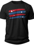 Minimalist Stripes & Stars Usa Shirt for Women - Adult Unisex Tee