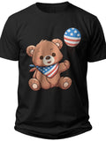 Little Explorer Bear Usa Toddler Shirt - Adult Unisex Tee
