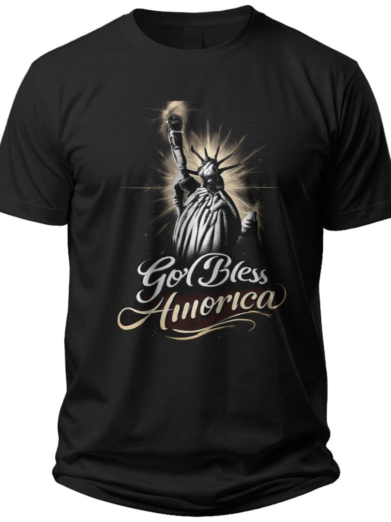 Liberty's Light God Bless America Shirt - Adult Unisex Tee
