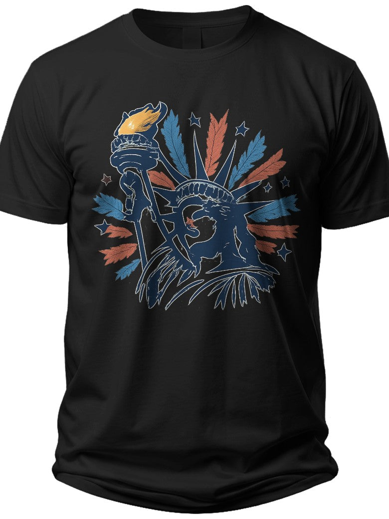 Liberty Starburst Usa Shirt for Women - Adult Unisex Tee