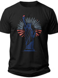 Liberty Silhouette Sunrise Usa Sweatshirt Women - Adult Unisex Tee