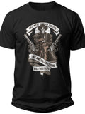 Men's Black Wild West Cowboy Skeleton Graphic T-Shirt American Legend Gunslinger Vintage Casual