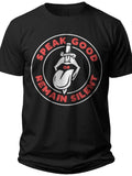 Black Speak Good Or Remain Silent Graphic T-Shirt Unisex Quote Saying Short Sleeve Cotton Blend Tee for Men Women